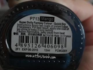 Sasatinnie nail polish P713 Mango