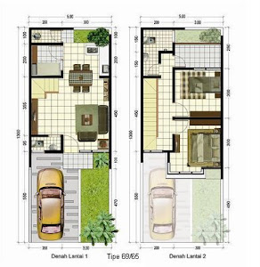 denah rumah sederhana on Kiat Desain Rumah Minimalis dan Bisnis: Desain Rumah Tipe 36