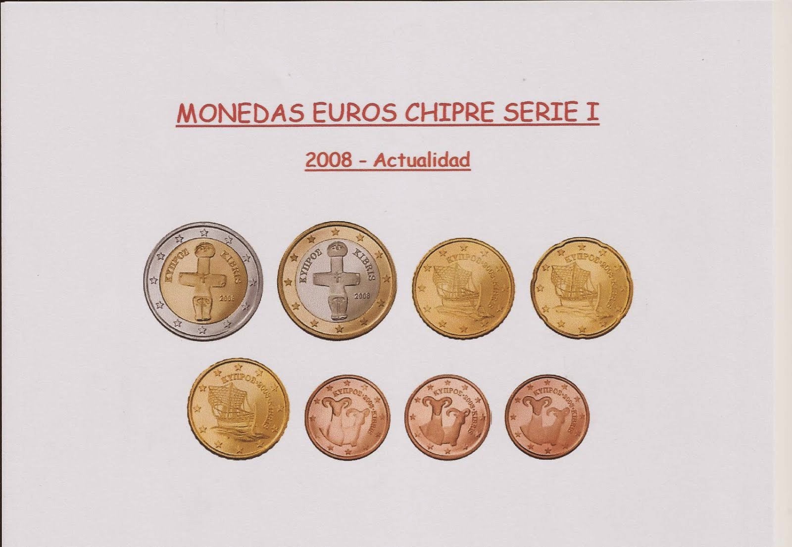 MONEDAS DE CHIPRE