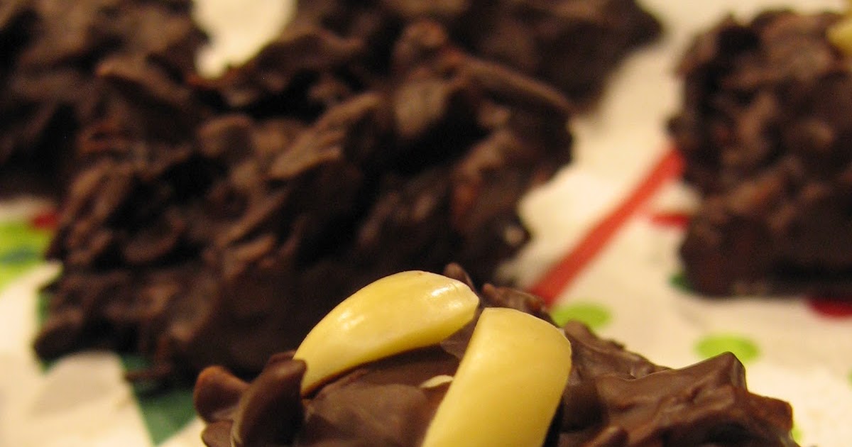 cookin' up north Chocolate Almond Drops....12 weeks of Christmas