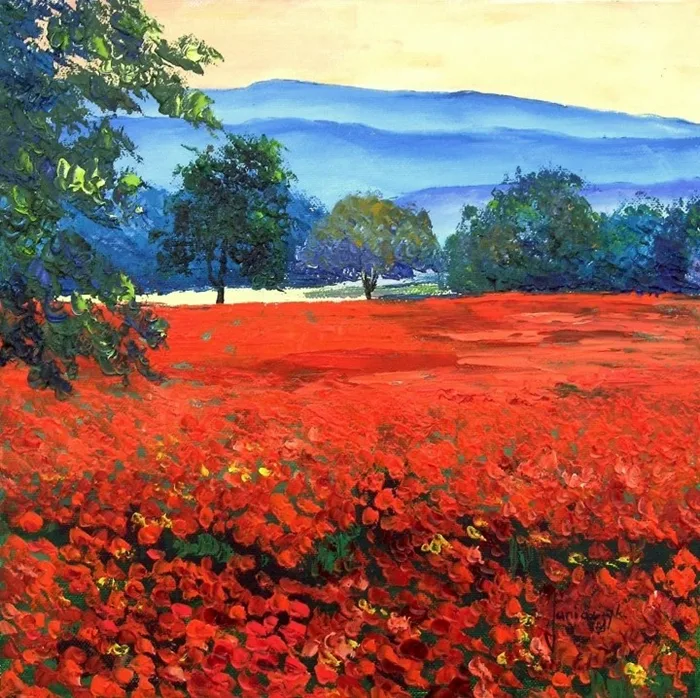 Jean Marc Janiaczyk 1966 | French Realist/Impressionist Knife painter | Dreaming of Provence