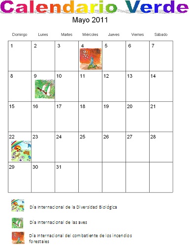 CALENDARIO VERDE