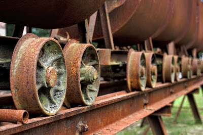 "Rodas dos Vagões de Minério" por João Pires