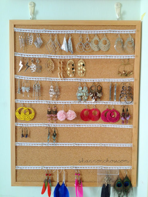 DIY Lace Earrings Board 