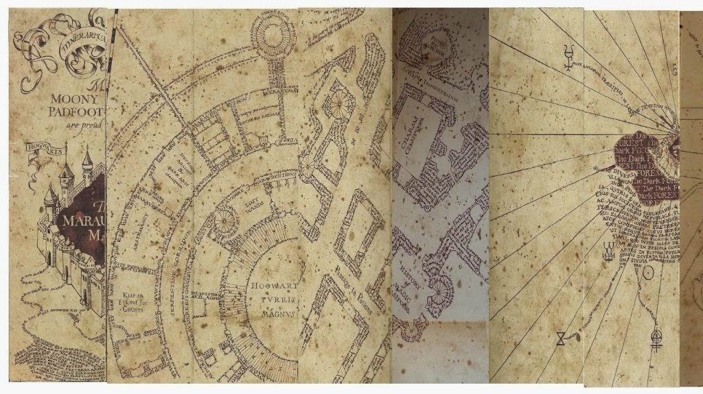 PotterBrasil: Mapa do maroto para imprimir e montar