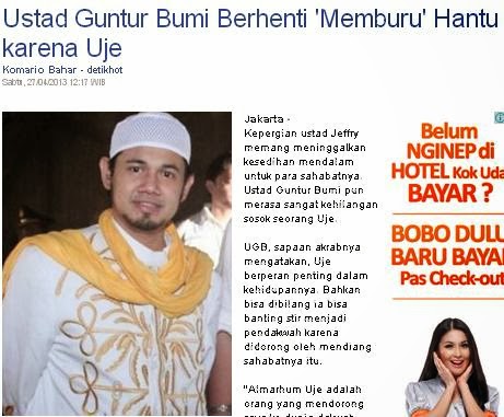 Kabar Islam: Ustad Guntur Bumi Penipu?