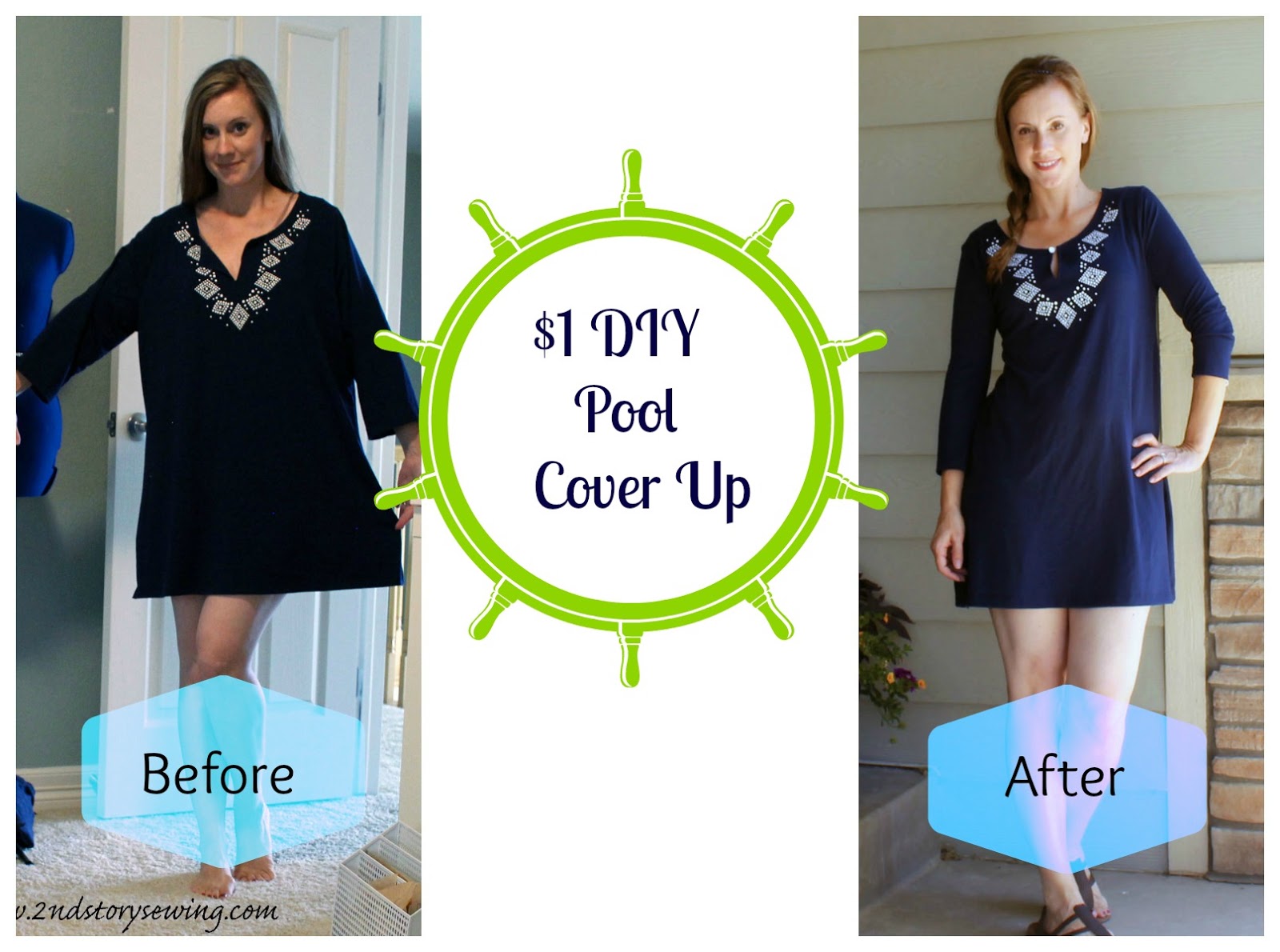 2nd Story Sewing DIY 1 Pool Cover Up