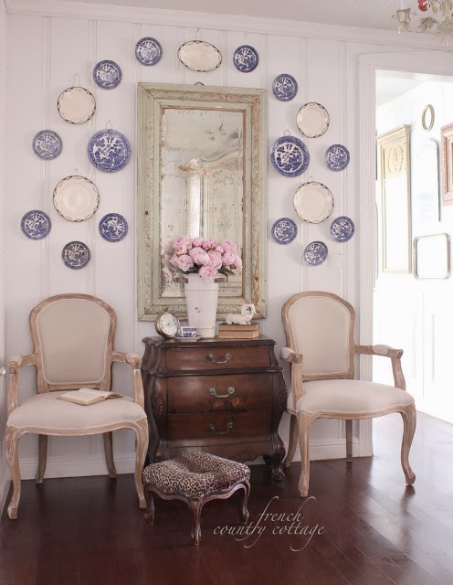 Knotty Pine Love French Country Cottage