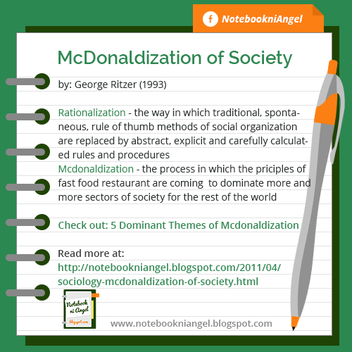 mcdonaldization of work The mcdonaldization of everything: teaching weber we use ritzer's mcdonaldization of as such people have enough to do without students poking about their work. mcdonaldization of work The mcdonaldization of everything: teaching weber we use ritzer's mcdonaldization of as such people have enough to do without students poking about their work.