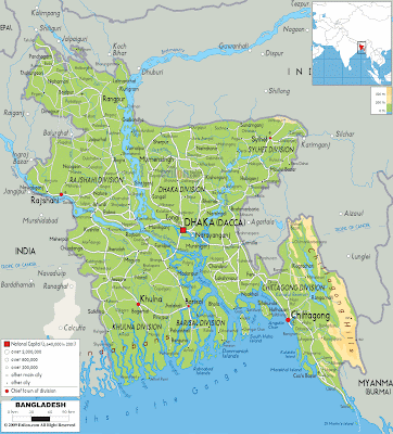 Bangladesh Water Map