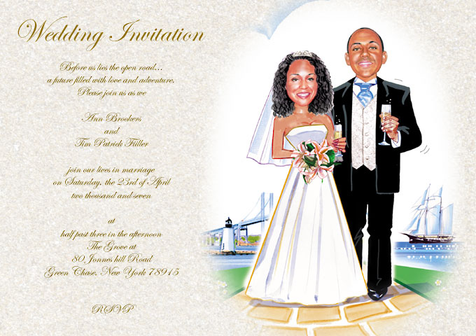 Humorous wedding invitations are a popular way to lighten up the sometimes