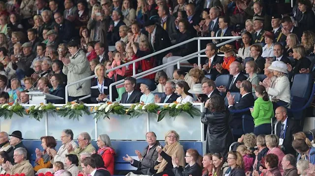 Crown Princess Mary and Princess Benedikte attend the opening of the international horse show CHIO in Aachen