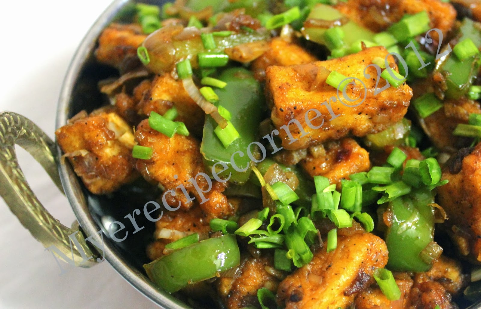 Mye's Kitchen Paneer Manchurian Dry Restaurant Style