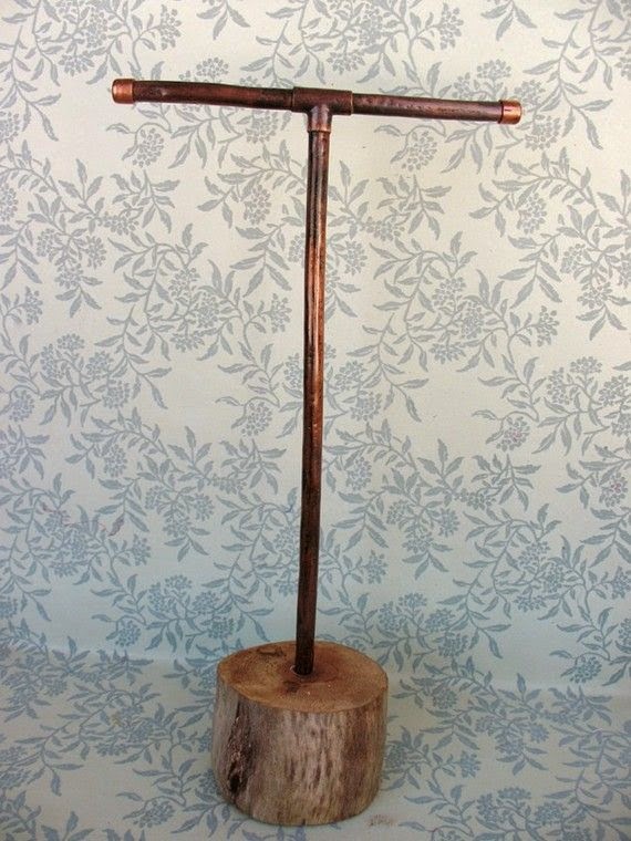 Vintage Show Off Displays from Plumbing and PVC Pipe Jewelry