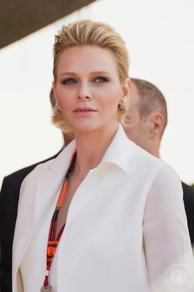 Princess Charlene Style's Christian Dior Pumps and Akris Dresses