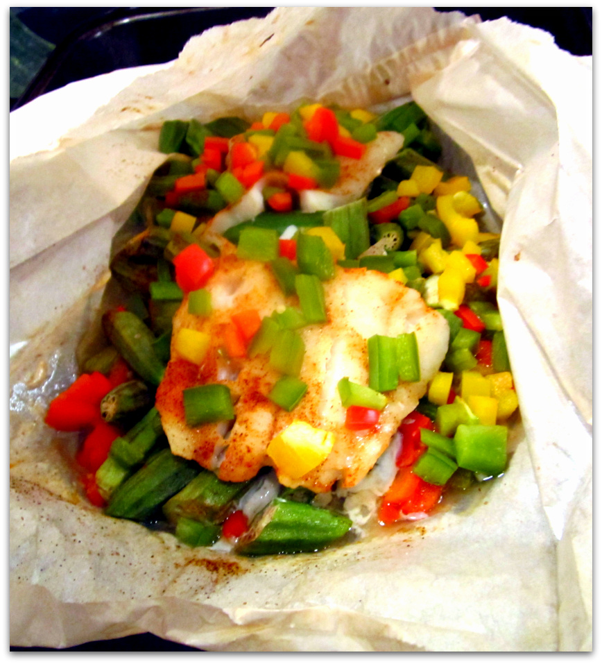 Red Kitchen Recipes Creole Cod in Parchment