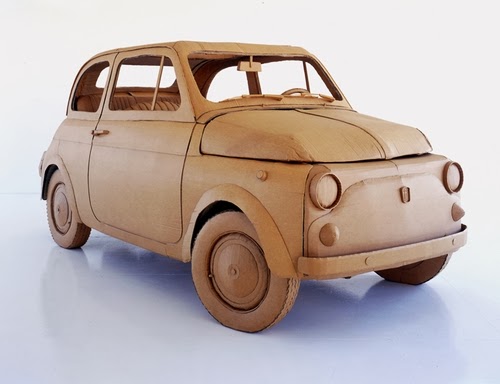 01-Fiat-500-Life-Size-Chris-Gilmour-Cardboard-Sculptures-www-designstack-co