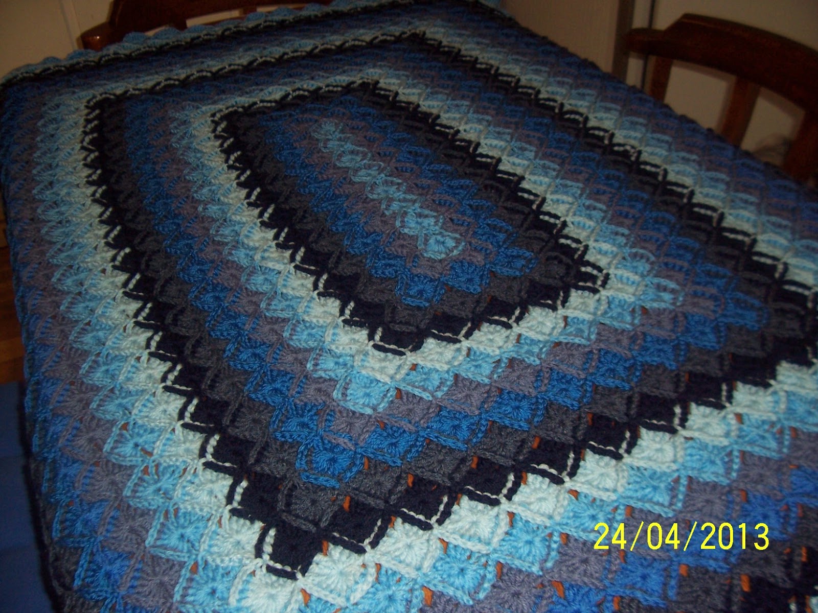 Grandma's Knitting Place Oblong Wool Eater Blanket