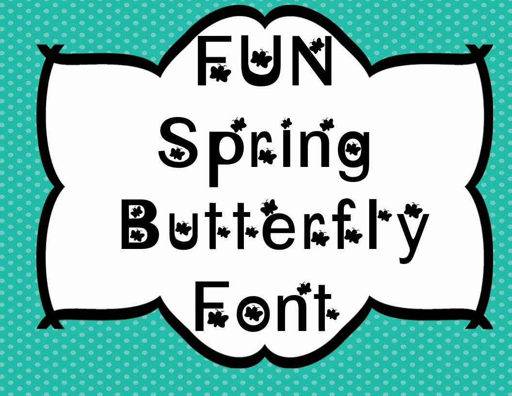 https://www.teacherspayteachers.com/Product/FUN-Spring-Butterfly-Font-1771677