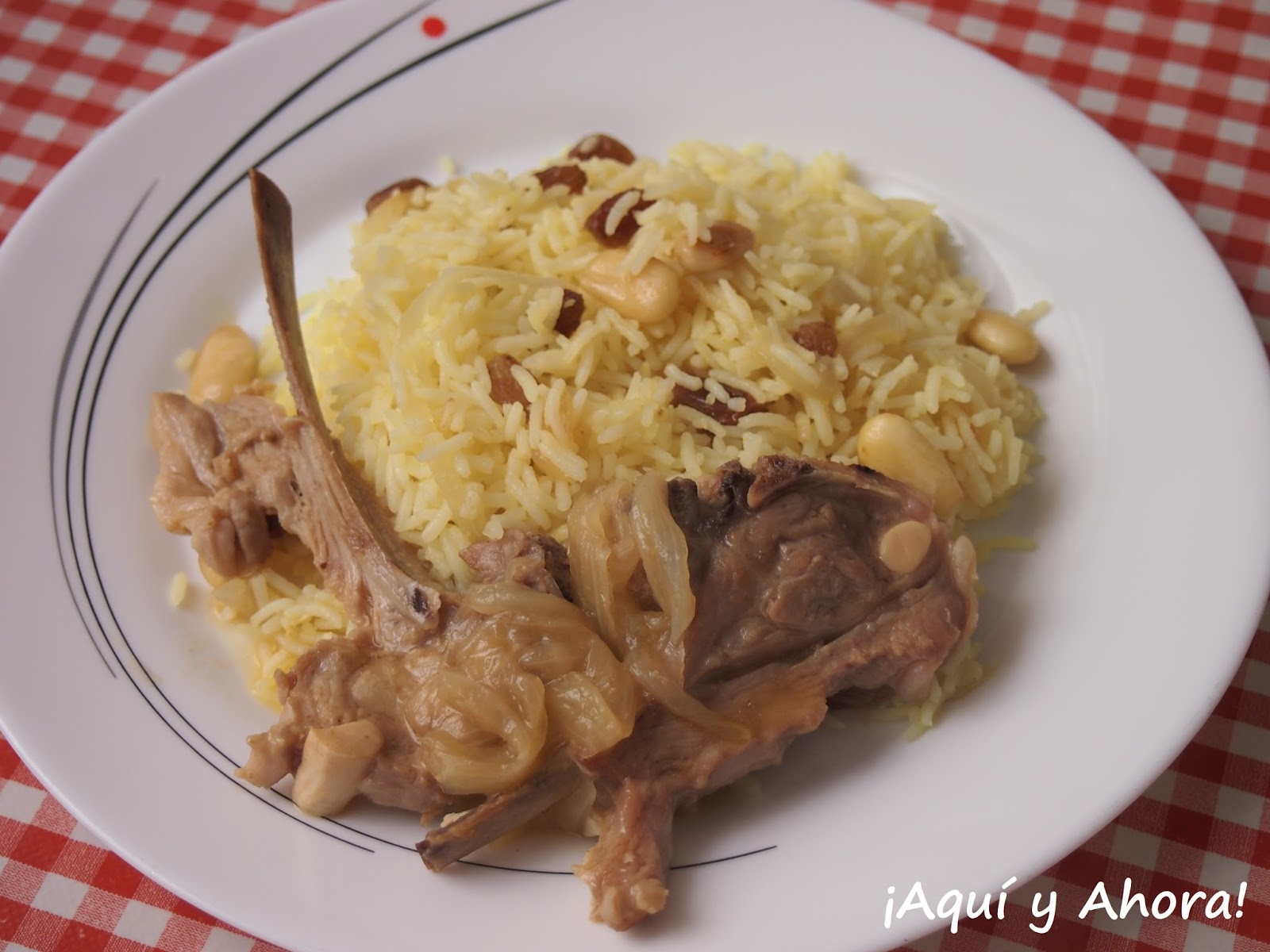 ¡Aquí y Ahora! Arroz Pilaf con chuletitas de cordero. "Azerbaiyán