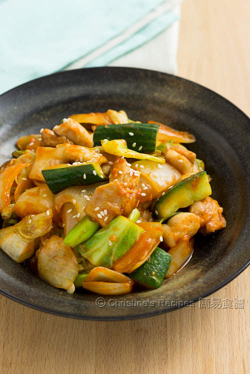 Korean Chilli Chicken Stir Fry01