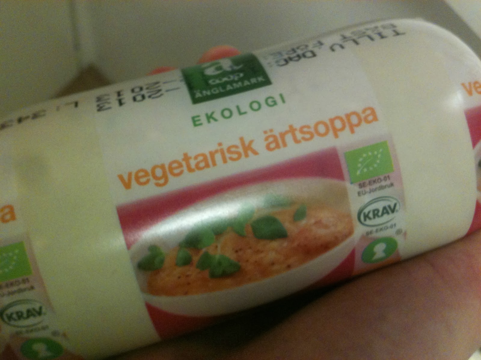 vegetarisk ärtsoppa änglamark
