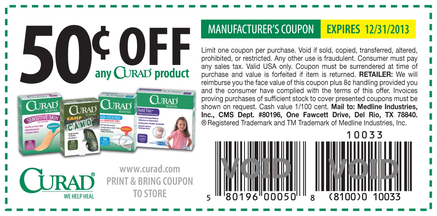 Printable Manufacturer's Coupons