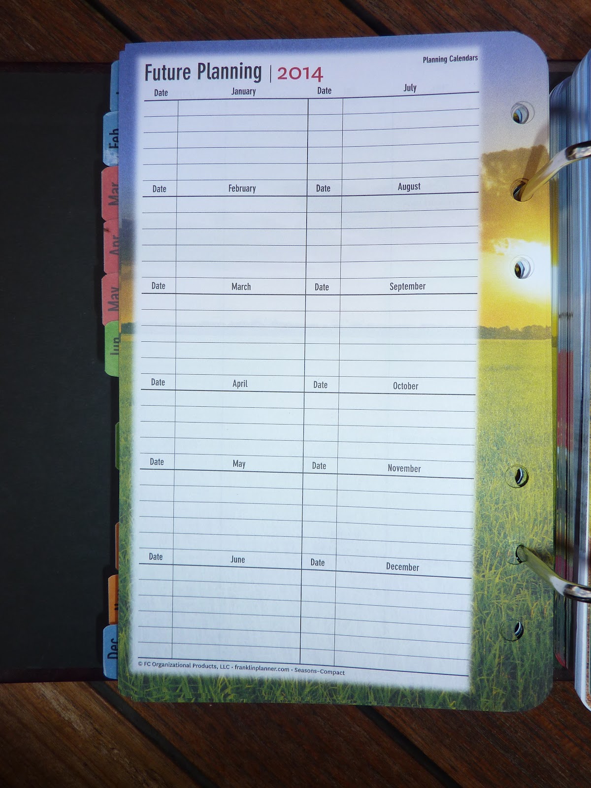 Plannerisms Franklin Covey Two Pages Per Day inserts in my Filofax