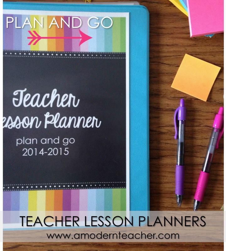 A Modern Teacher Planner Giveaway! Fern Smith's Classroom Ideas!