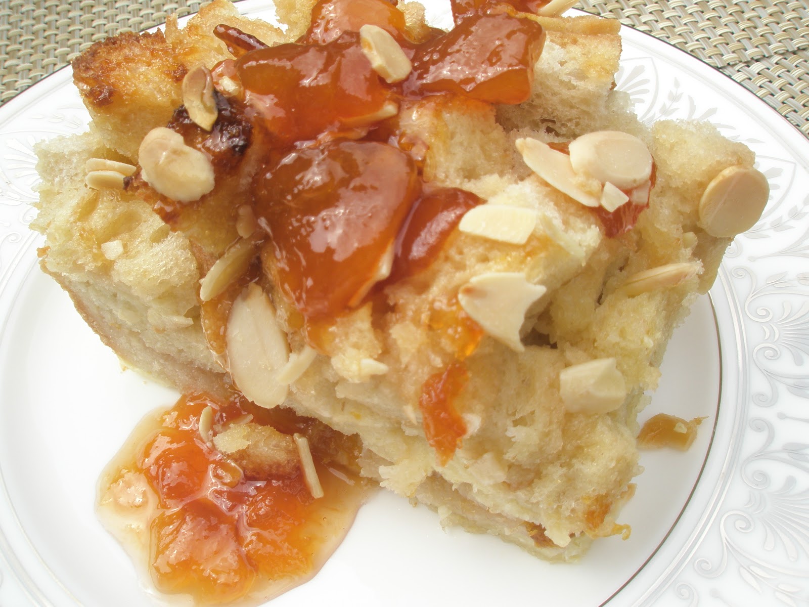 Got it, Cook it Apricot Amaretto Bread & Butter Pudding