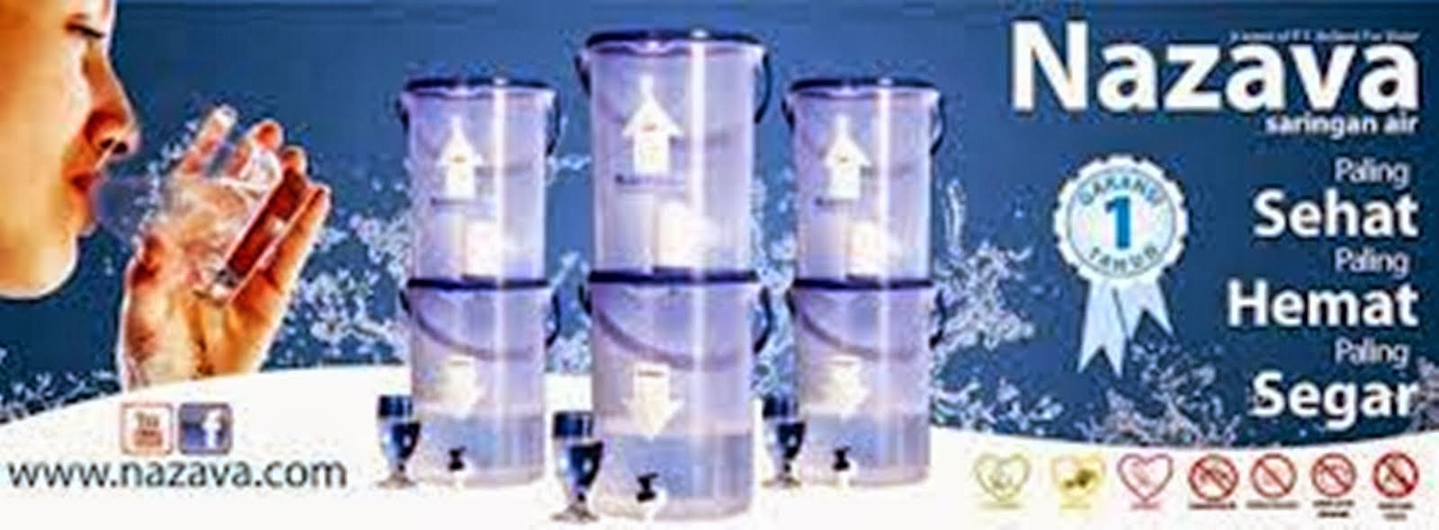 Filter Air Nazava, Menyaring Air Mentah Menjadi Siap Minum