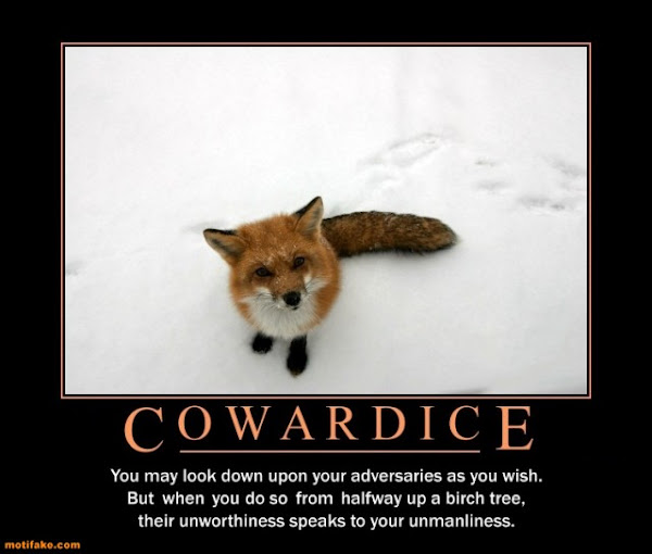 Coward Behind Facebook