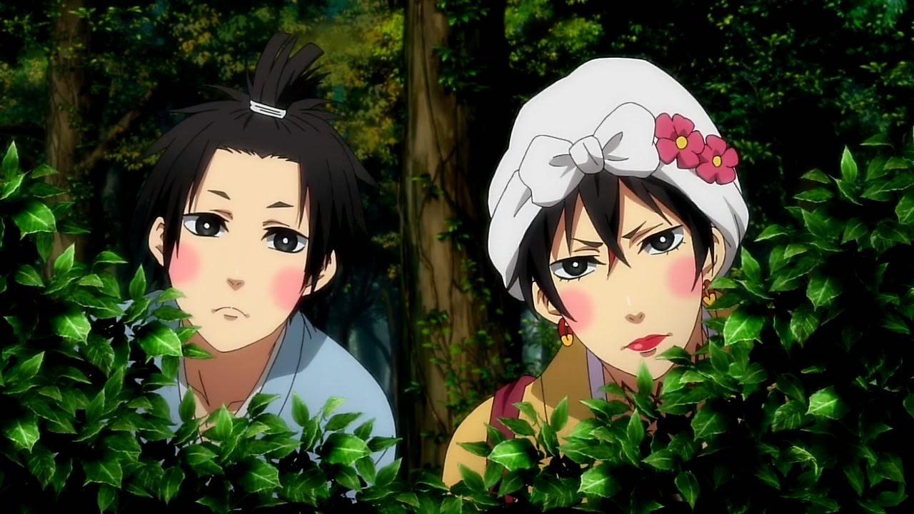 الحلقة الأولى من الأنمي التاريخي Donten ni Warau