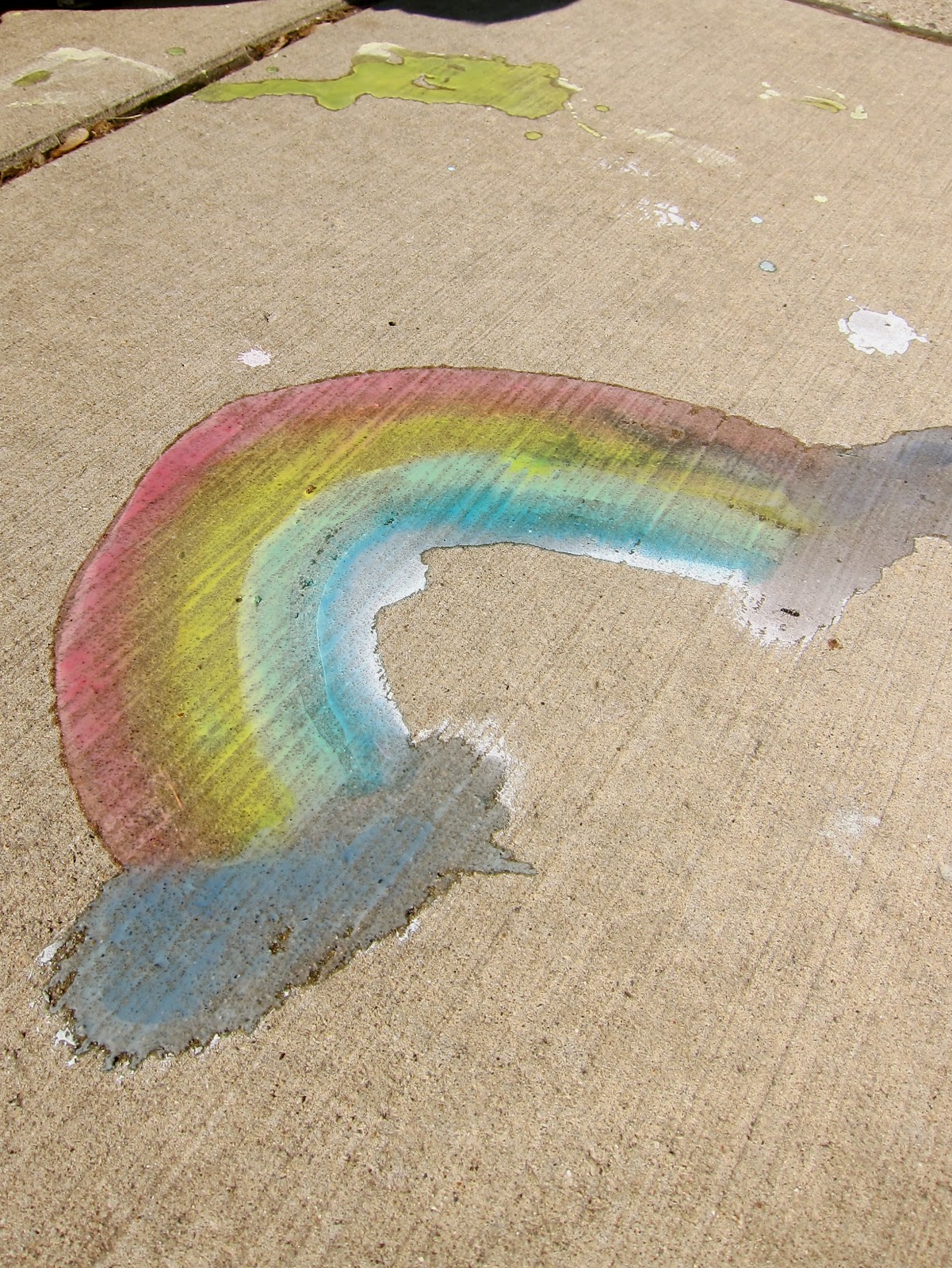 DIY Sidewalk Paint