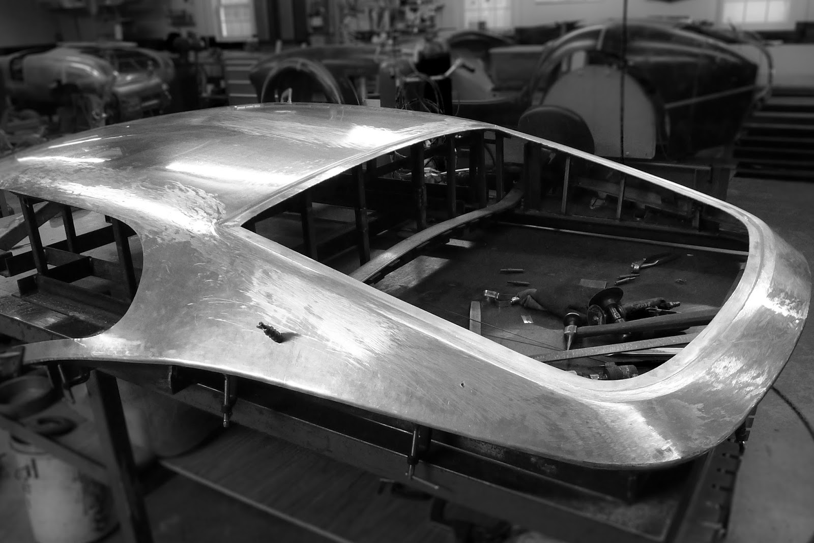 Metal Shaping / Fabrication by Sollis Gas welding Aluminum.