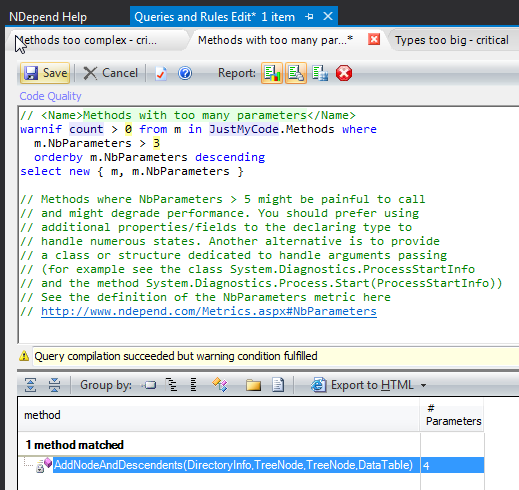 Solution review and refactoring with NDepend and Resharper