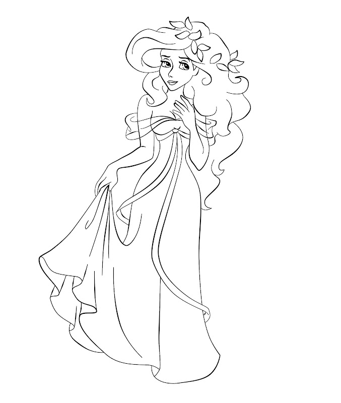 Princess Giselle Coloring Pages Disney Cartoon Character title=