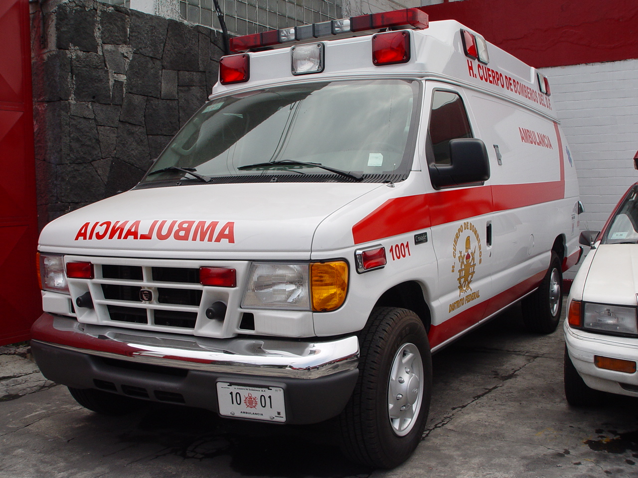 Servicios de Emergencia DF y Area Metropolitana: Ambulancia de Bomberos