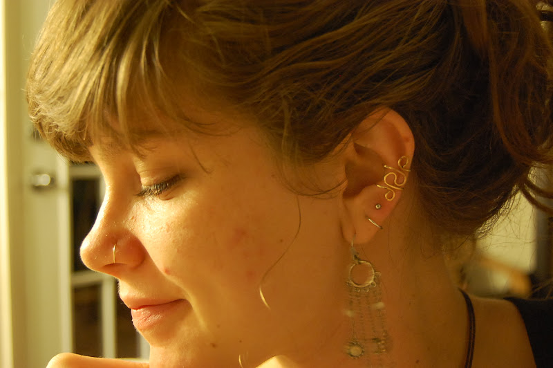 All my piercings :) I plan on getting my tragus pierced about miss title=