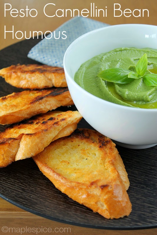 maple•spice Pesto Cannellini Bean Houmous