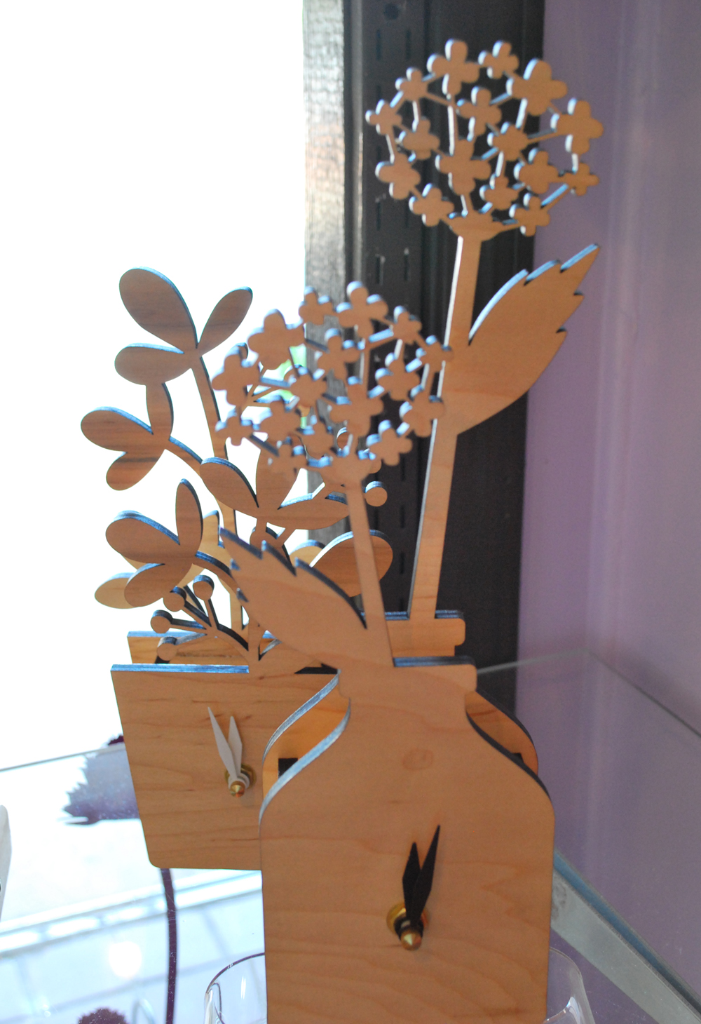 Vespertine Cafe New Product Laser Cut Clocks and Brooches