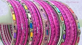 Pink bangles for Eid Pink bangles for Eid