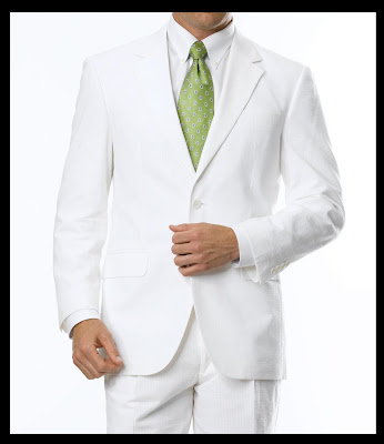 El Traje Blanco de Algodón de Jos. A. Bank.