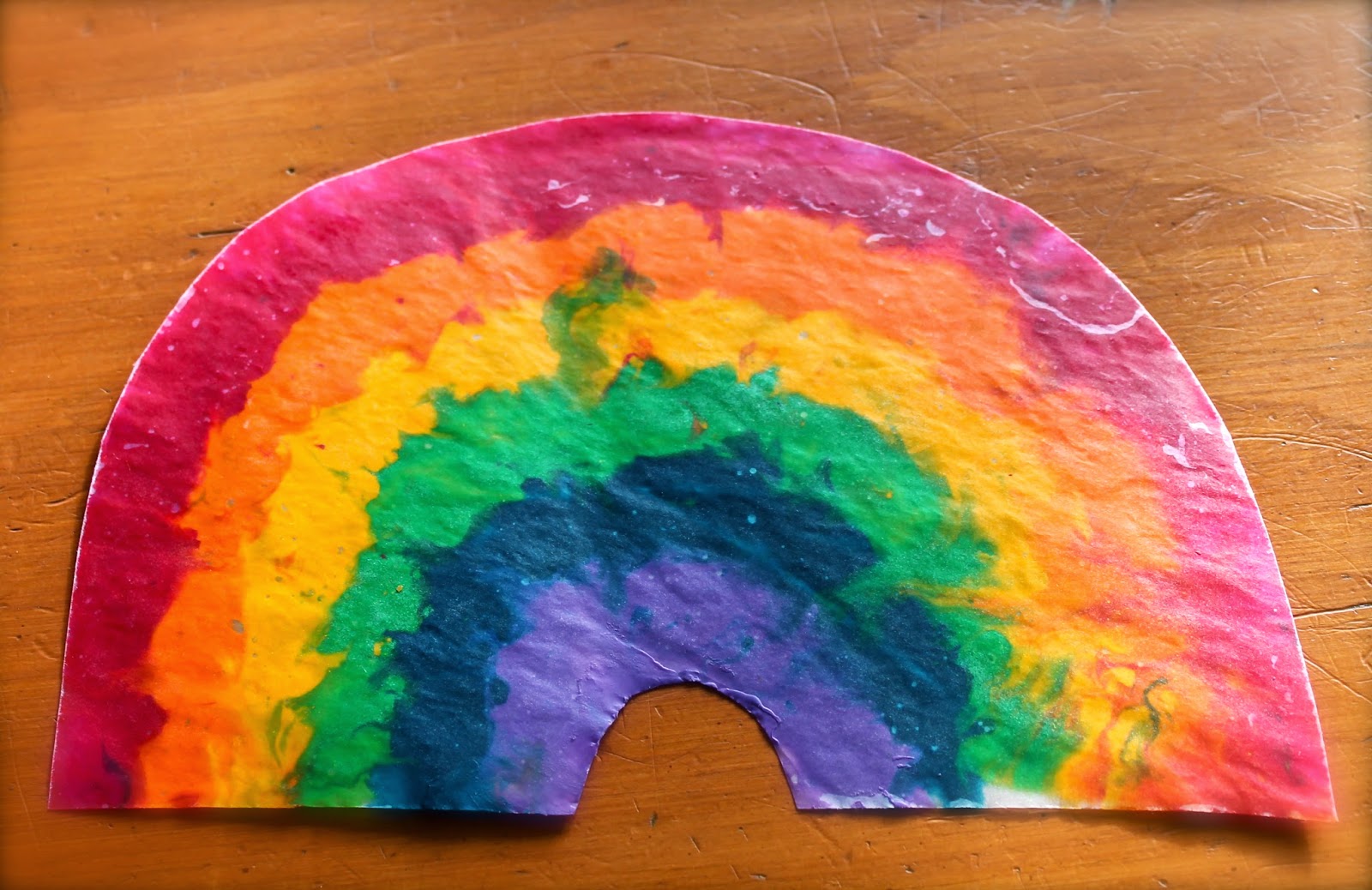 Twig and Toadstool Rainbow Wax Suncatchers