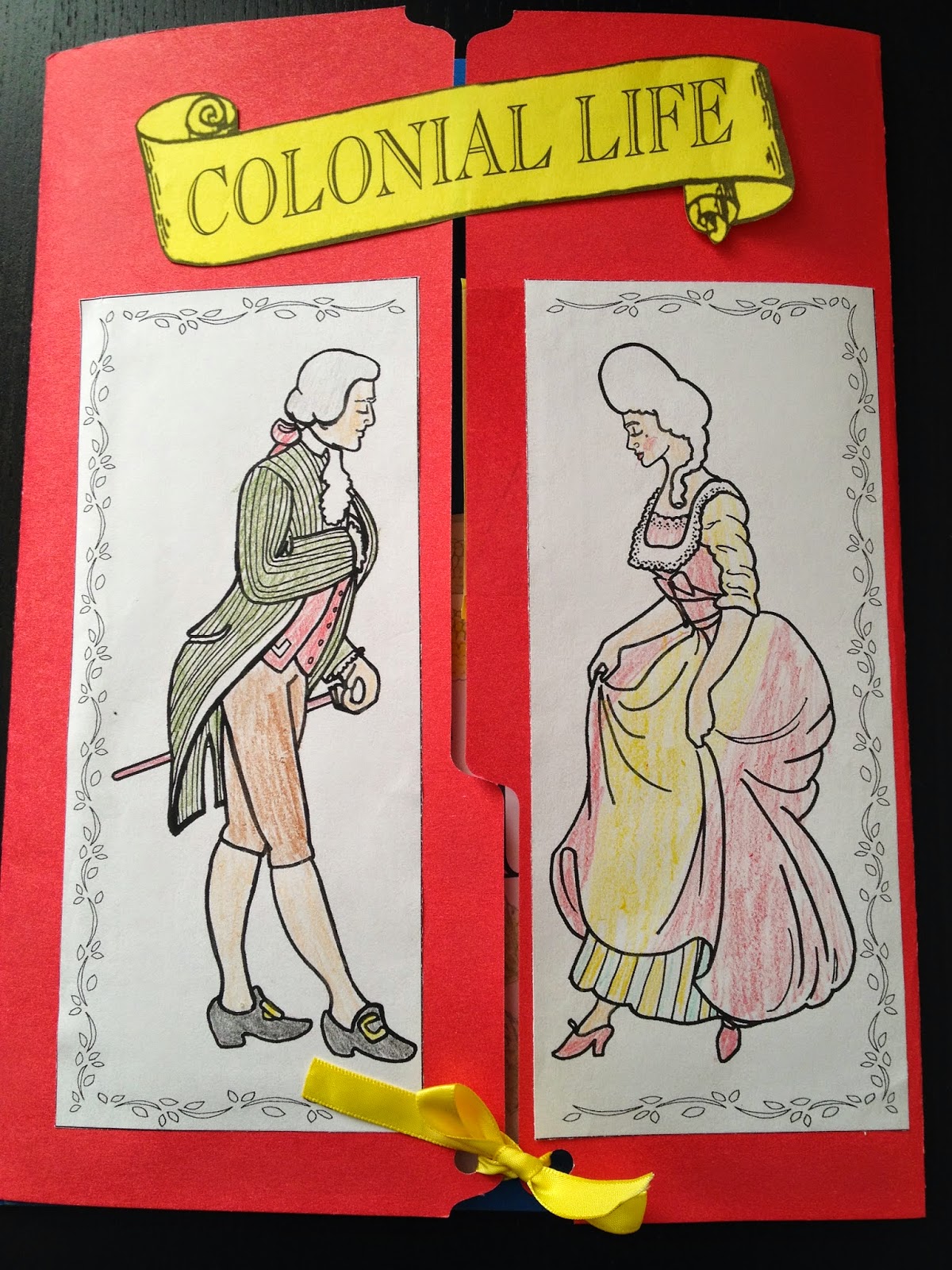 Colonial Life Unit Lapbook - Lessons from the Gulf