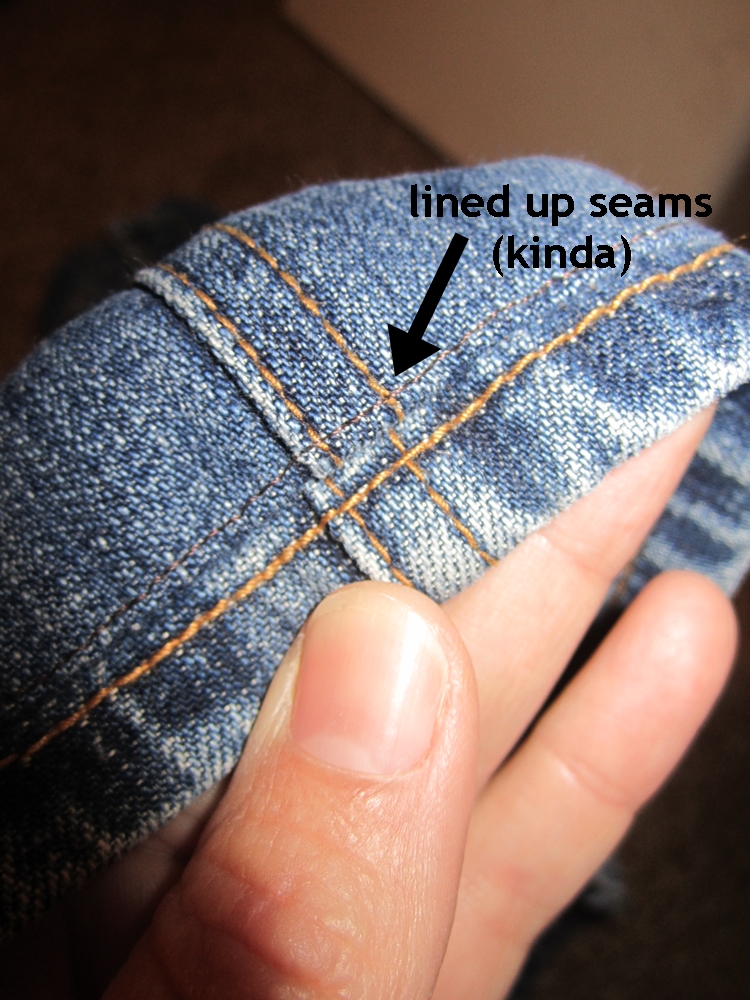 A Day in the Life Too... a blog about modest style How to hem denim & keep the factory edge