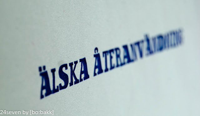 24seven by [bo:bakk]: Myrornas mantra: Älska återvinning.