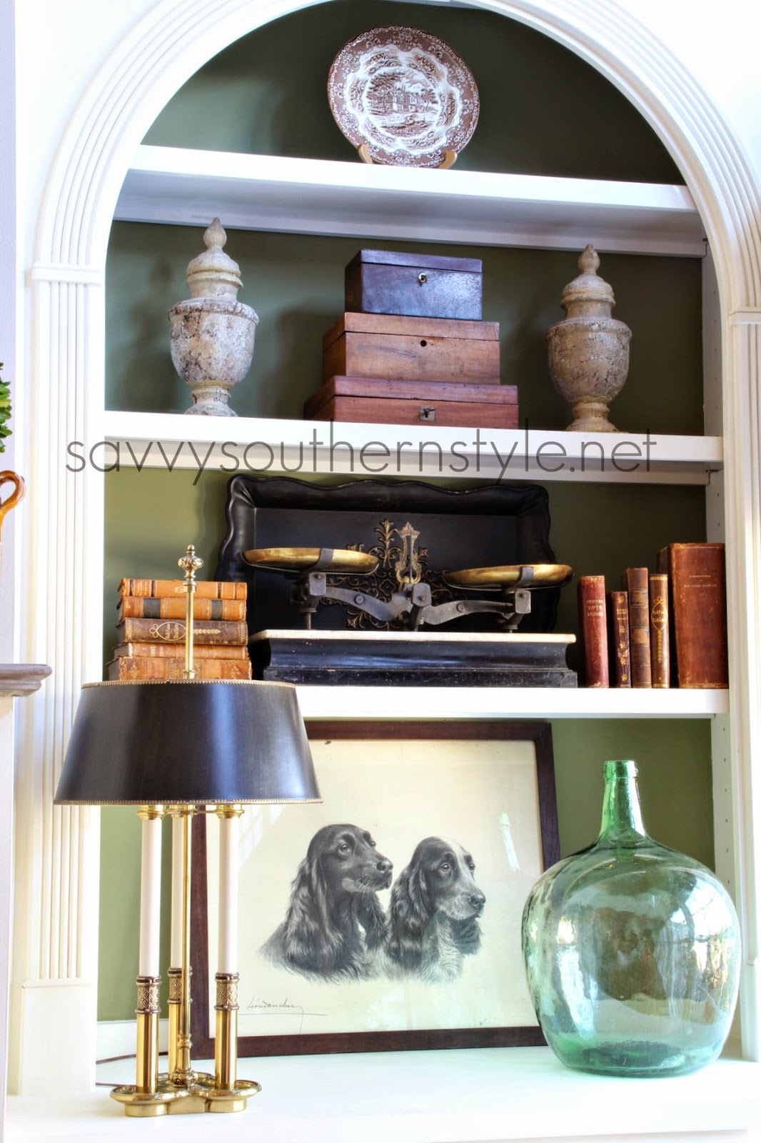 Savvy Southern Style French Country Styled Shelves
