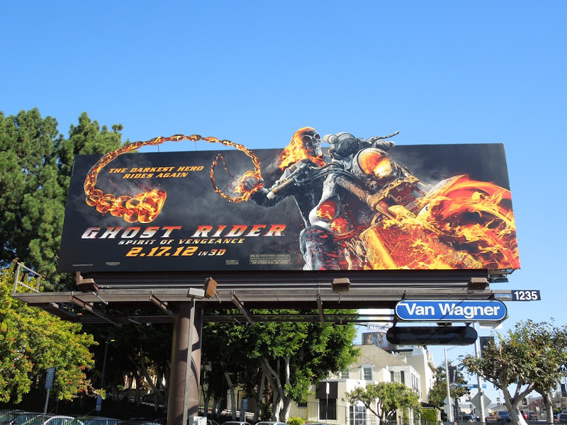 Ghost Rider 2 movie billboard