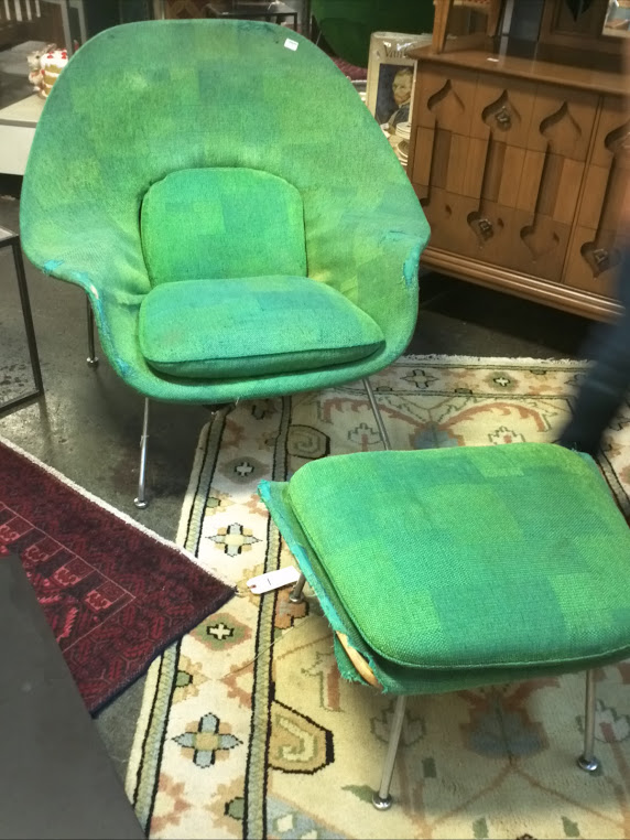 hand sewing and hand sewing on a saarinen womb hm duke design